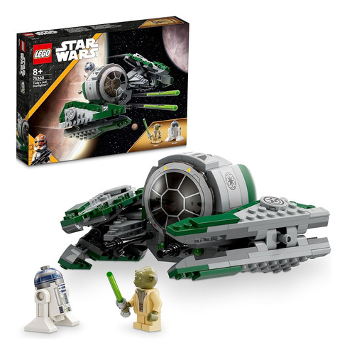 Lego Star Wars Caza Estelar Jedi Starfighter Yoda Set 75360 246 Caza Estelar Jedi De Yoda 75360 (Usado)