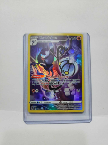 Tarjeta Carta Pokemon Go Violet Pikachu Chandelure Full Art Inglés
