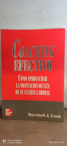 Libro Coaching Efectivo. Marshall Cook