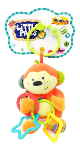 Sonajero Cunero Mono Peluche - Winfun