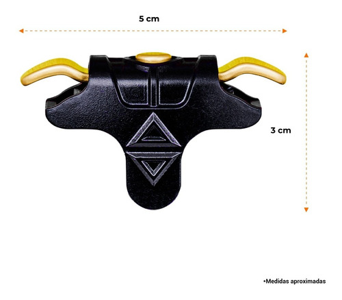Gatillos Gamer Immortal Ajuste Universal Para Celular
