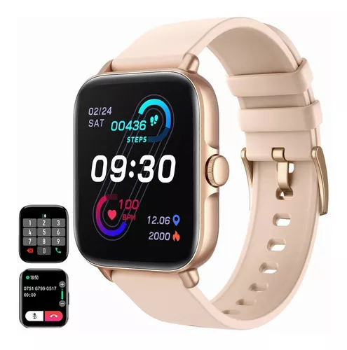 Reloj Inteligente Bluetooth Deportes Full Touch Color De La Caja Gold | MercadoLibre