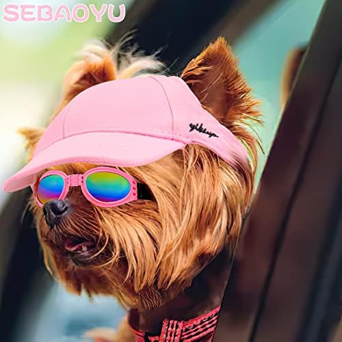 Gorro Para Perros Pequeños, Gorra De Béisbol Rosa Para Perro