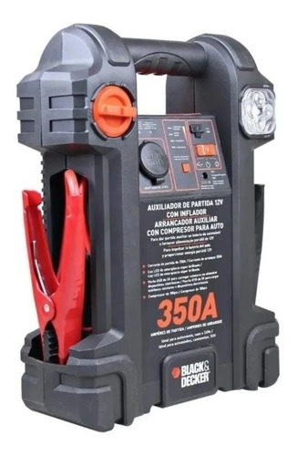 Imagem 6 de 6 de Auxiliar De Partida E Compressor 350a 12v Black Decker Js350