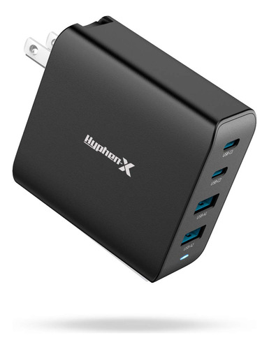 Cargador Usb C, Hyphen-x De 100 W Gan Fast Type C Pd Estacin