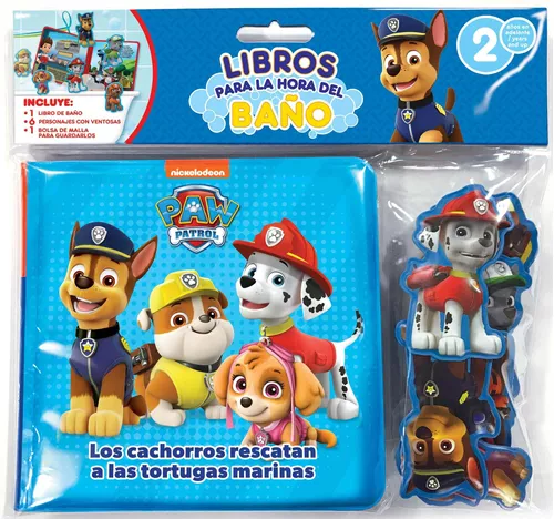 Paw patrol - Libro Para La Hora del baño Gato De Hojalata