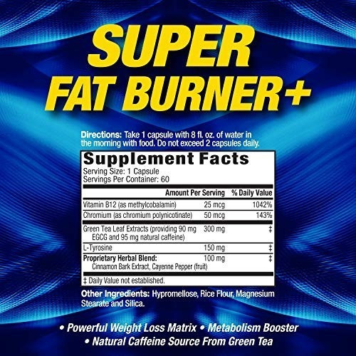Mhp Super Fat Burner 60 Capsulas Termogenico Sabor Sin Sabor