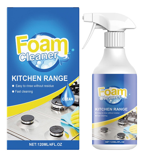 Limpador De Espuma De 120 Ml Limpador De Fogão Kitchen Range