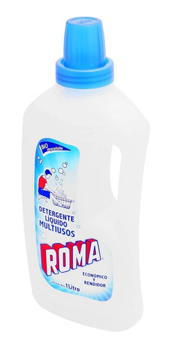 Imagen 3 de 8 de Detergente Líquido Roma Multiusos 1 Lt