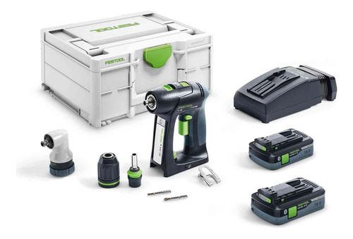 Festool 576444 C18 Taladro Inalámbrico De Iones De Litio Hpc