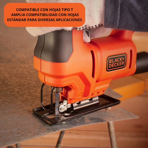 Sierra Caladora Black Decker 400w Ingletadora Madera Bes603