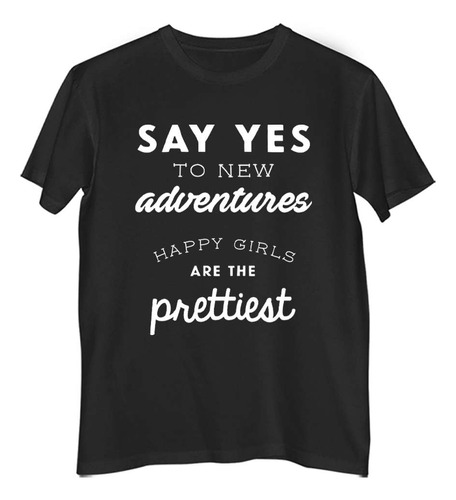 Remera Hombre Color Say Yes To New Adventures