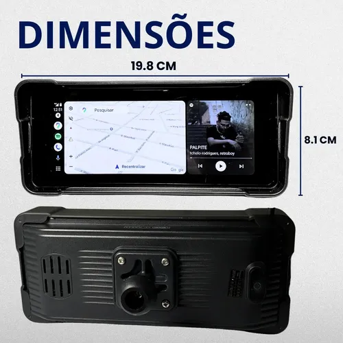 Multimídia Knup Kp-ra933 Para Moto 7 Carplay/android Auto