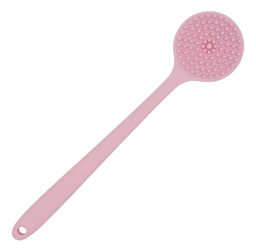 Cepillo De Baño De Silicona Suave Dnc Con Mango Largo (rosa)