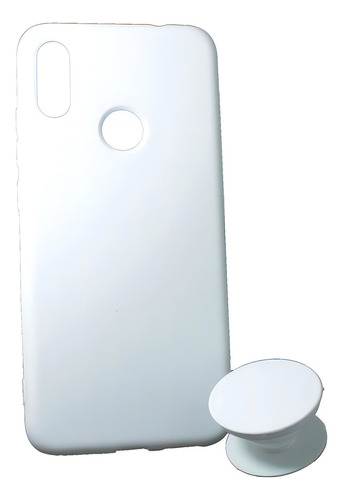 Capa Tpu Silicone Antiqueda Para Redmi Note 7 / Note 7 Pro Cor Branco
