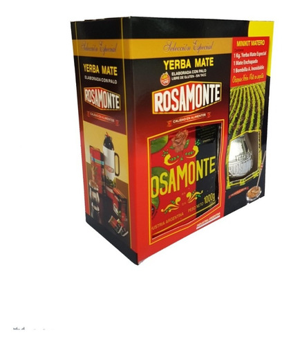 Yerba Mate Rosamonte Minikit Matero: - Kg a $107400