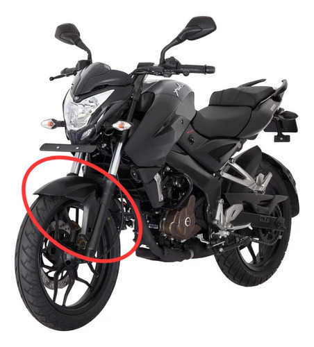 Tapabarro Delantero Para Bajaj Pulsar Ns 200 Azul Mtc