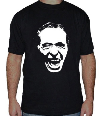 Bukowski Remera Estampada Con Vinilo, Calidad Premium