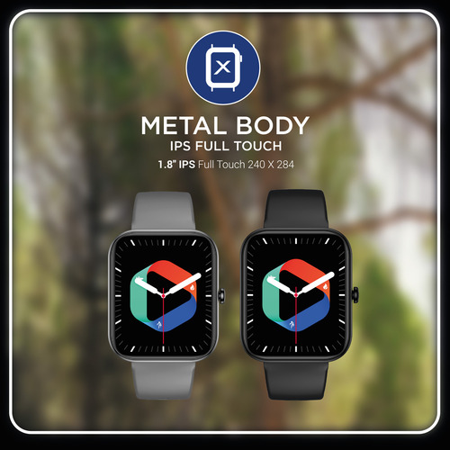 Smartwatch X-view Quantum Q1s 1.8 Ips Ip67 Podrometro Sueño Caja Negro Malla Negro