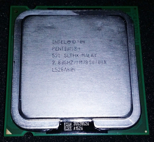 Procesador Intel Pentium 4 Cpu Sl8hx 2.80ghz/1m/bus 800/04a 