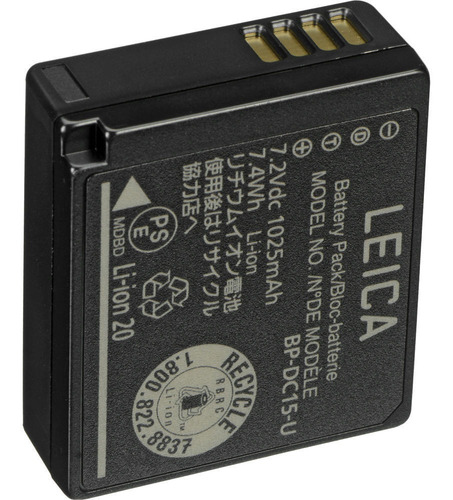 Leica Bp-dc15 Li-ion Battery For D-lux (typ 109)