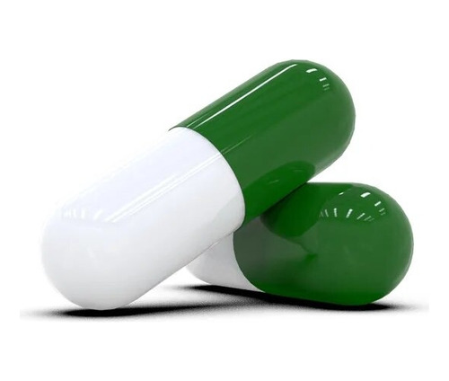 Capsulas Vacías; Medida 0; Bicolor (verde-blanco); 1.000 Und