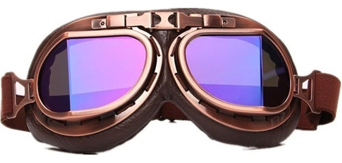 Aviator Gafas Biker Retro Vintage Casco Hd