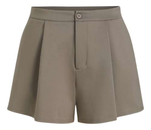 Shorts Cider Plissados De Perna Larga 