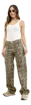 Comprar Jeans Wide Leg Animal Print Marca Cenitho Talles Del 36 A 46