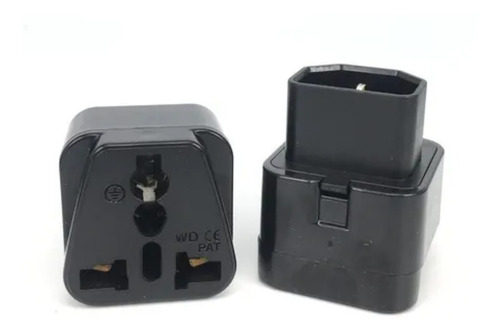 Imagen 2 de 5 de Adaptador C14 A C13 Para Ups-enchufe Universal Hembra Chile