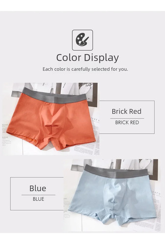 Calzoncillos Bóxer De Algodón Para Hombre, Ropa Interior Tra