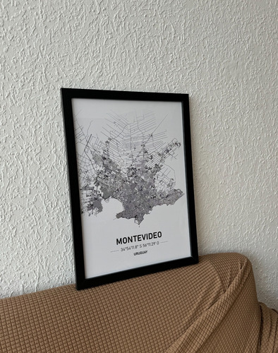 Cuadro Decorativo Paises O Departamentos Estilo Minimalista