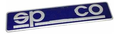 Logo Emblema Metálico Adhesivo Sp Auto Tunning Universal 