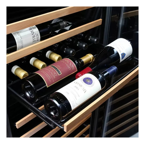 Cava Wine Enthusiast 150 Botellas Negro/inoxidable