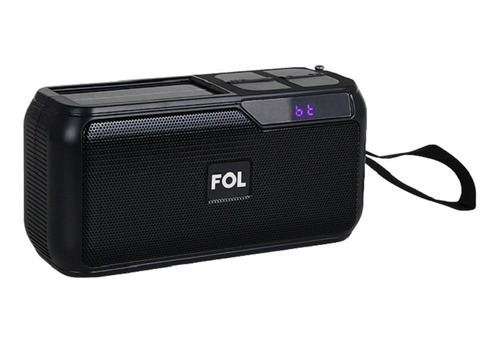 Bocina Portatil Bluetooth Recargable Celda Solar Fm M Sd Usb