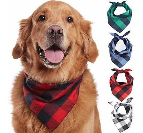 Bufalo Estilo Odi Bandana Para Perro 4 Unidades Pauelos De