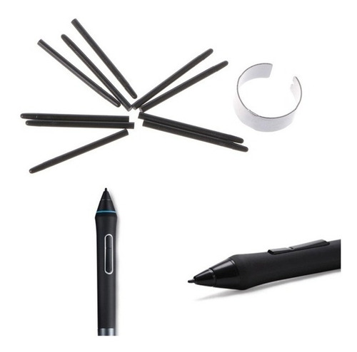 Set 10 Puntas Para Lápiz Wacom Bamboo / Intuos + Extractor