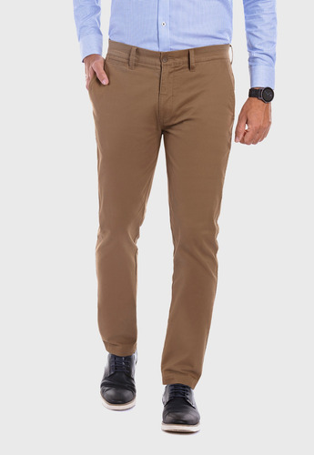 Pantalón Hombre Twill Café Ferouch Inv 2022.