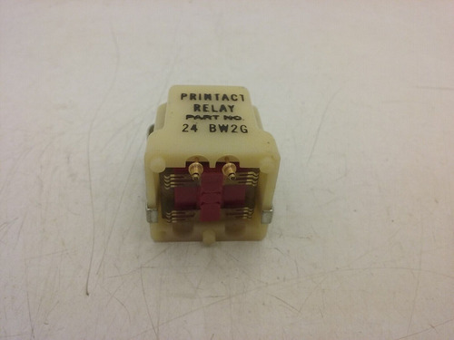 Vintage Printact 24-bw2g Relay 24v Dc 2 Pin Nnb Bbd