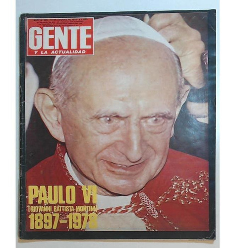 Revista Gente Y La Actualidad Año 14 N 681 10 Agosto 1978