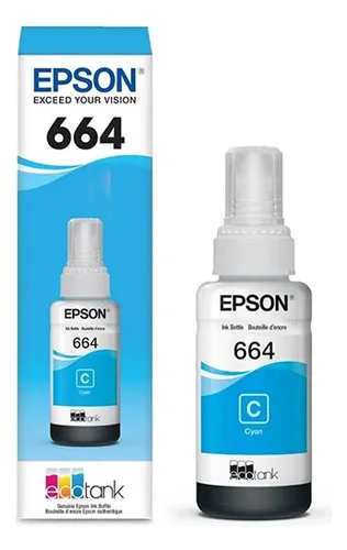 Epson 664 Cian Ecotank 70ml