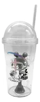 Comprar Vaso Domo Con Popote Y Escultura Interna 3d Fun Kids Disney