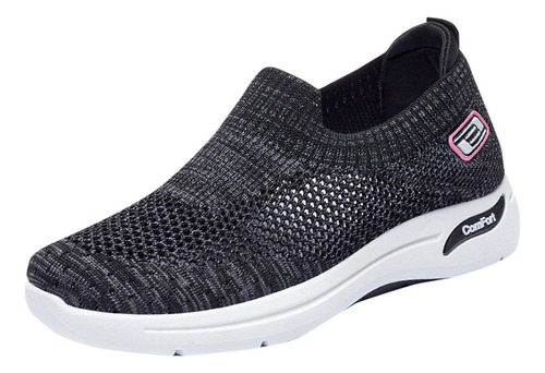 Zapatos Ligeros De Malla Transpirables Para Mujer, De Color