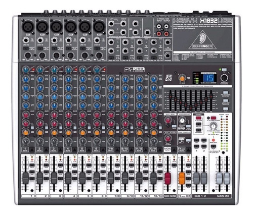 Behringer X1832usb Consola Mezcladora 18 Entradas 3/2 Buses