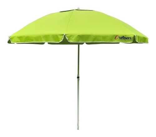 Sombrilla Sombrilla de Playa con Deflector de viento Outdoors Professional U2080 reclinable  color verde flúo