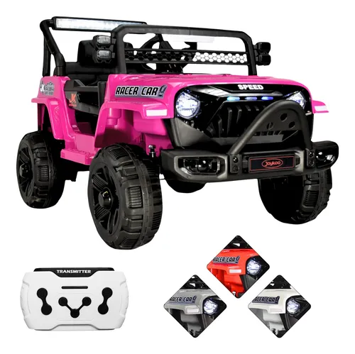 comprar Camioneta Montable Electrica Para Niños Control Remoto 12v Color Rosa Joykoo