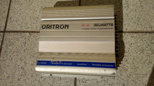 Módulo Amplificador Oritron Op 644 4 Canais 320wrms Potência (Usado)
