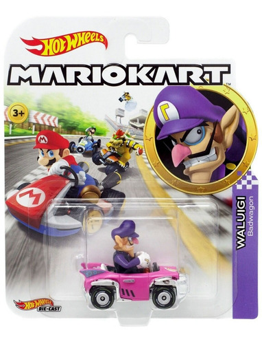 Hot Wheels Mario Kart Waluigi Bad Wagon Nuevo Envio Gratis