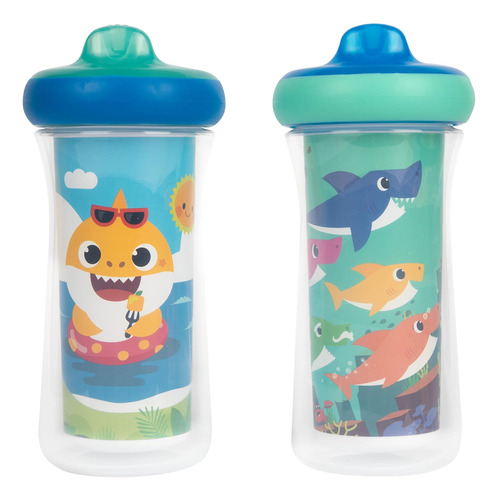 The First Years Pinkfong Baby Shark Vaso Aislado Para Sorber