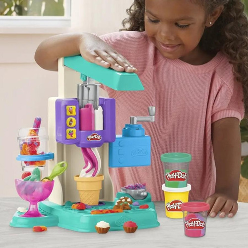 Masas Interactivas Play Doh Heladeria Multicolor